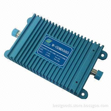Blue W-CDMA Cellphone Signal Booster, Measures 220 x 140 x 40mm
